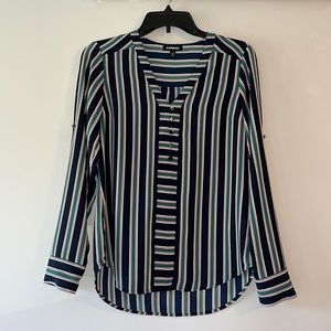 Express striped blouse